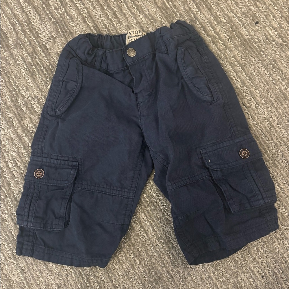 Mayoral navy blue cargo pants